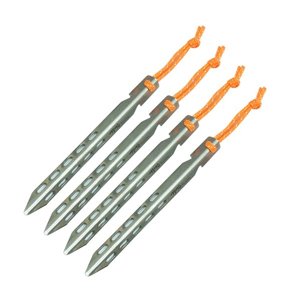 

4 / 6pcs открытый v-образный кемпинга титан палатка колышки тент бич гвозди стейкс инструмент палатки и укрытия