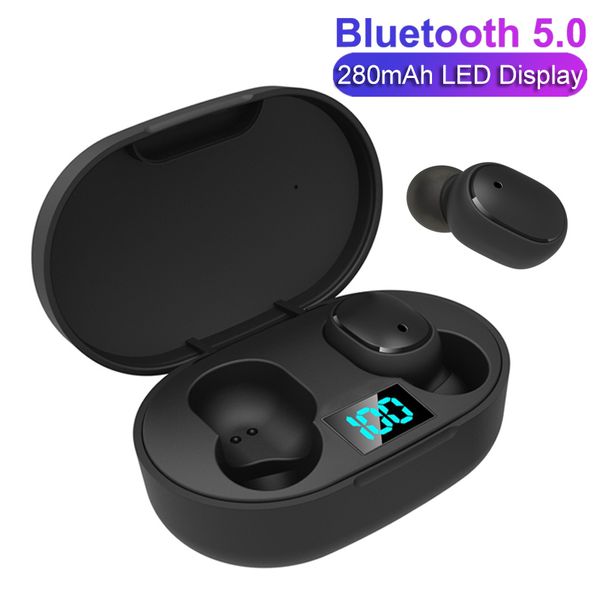 

tws wireless earphone for redmi airdots earbuds led display bluetooth v5.0 headsets with mic for iphone huawei samsung pk a6s