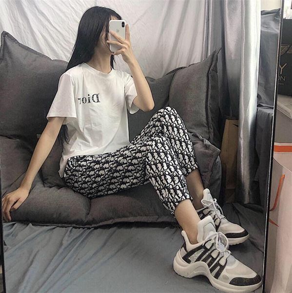 

2020 новый дизайн летняя мода повседневные спортивные брюки для женщин, мужские брюки, свободные и удобные версии бесплатная доставка