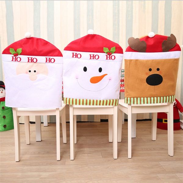 

christmas decorations christmas cartoon chairs hats daily necessities big chair covers ornaments