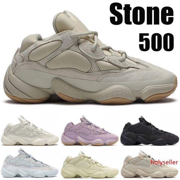 

stone 500 desert rat kanye west reflective soft vision bone white running shoes black salt blush yellow mens wowen designer sneakers