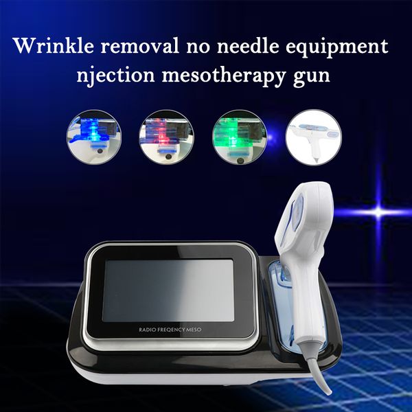 

portable radio frequency facial machine injection mesotherapy gun mesotherapy gun machine with good price home use dhl ing, Black;white