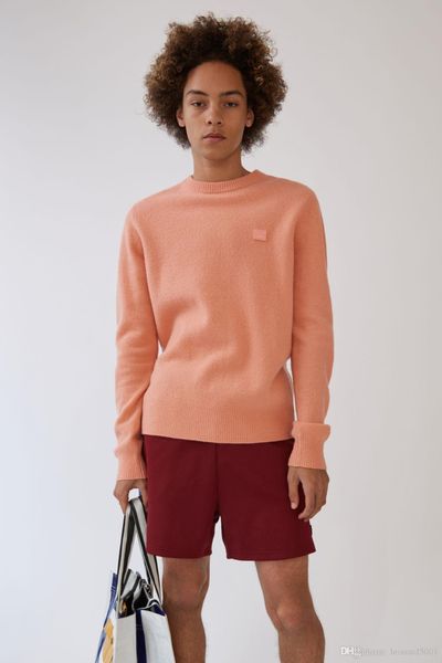 

acne studios ac повседневная 18fw новых угрей вязаный свитер женщины леди толстовка jumper трикотаж пуловеры переменного тока уличная мебель, White;black