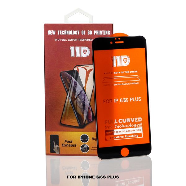 

iphone 6 plus / 6с плюс полное покрытие стекла протектор экрана от края до края большой изогнутый край screen protector