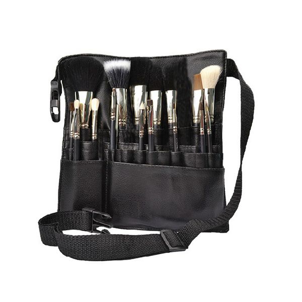 

professional cosmetic brush apron bag fashiont belt strap holder portable make up bag women cosmetic brush bags rra896