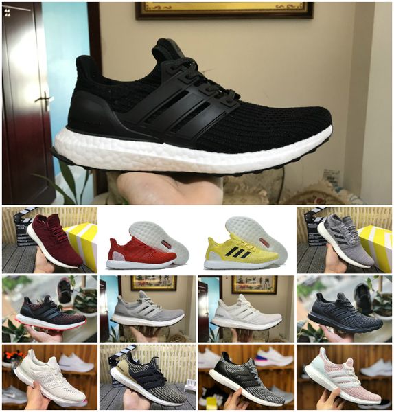 

2019 new ultraboost 3.0 4.0 sports shoes men women pure go ltd chaussures ultra boost 4 iii white black athletic casual luxury sneakers