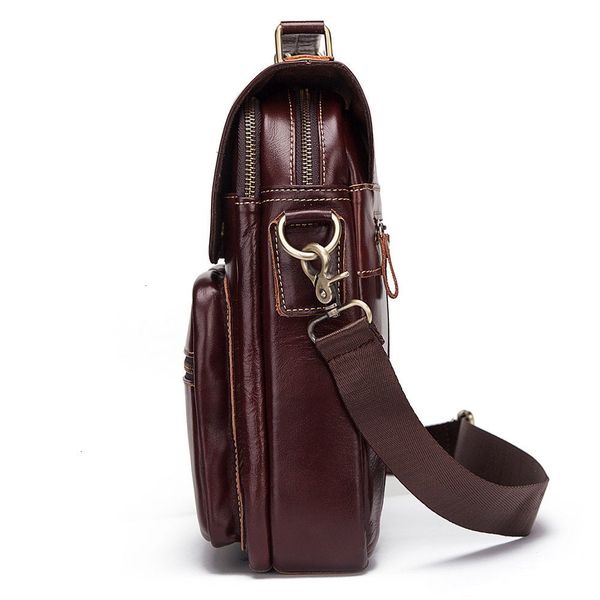 

2019 male package single genuine leather handbag shoulder bags man backpack business affairs cowhide oblique satchel briefcase new fashion