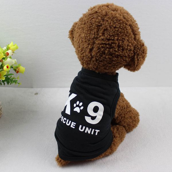 

vovotrade 2019 summer pet puppy small dog cat pet clothes vest t shirt apparel clothing suit drop shipping