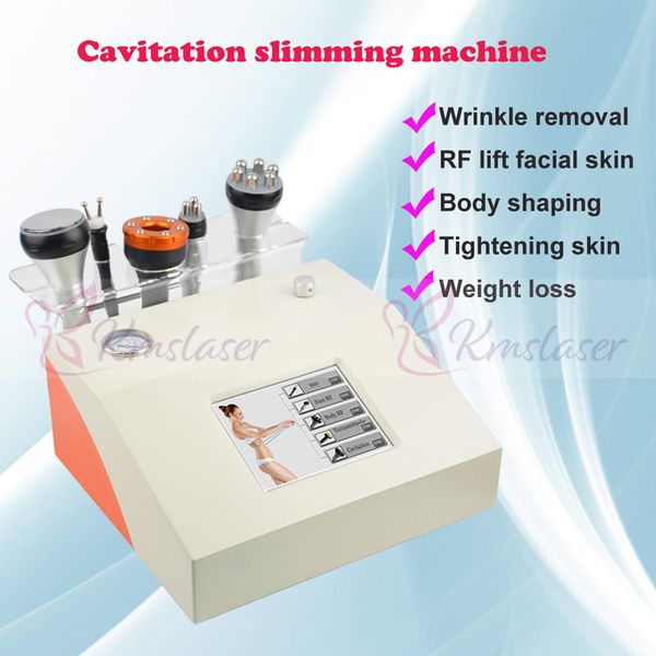 

2019 new radio frequency bipolar ultrasonic cavitation 5in1 cellulite removal slimming machine vacuum weight loss beauty equipment
