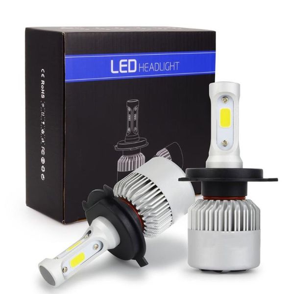 

ohanee led car headlight 10000lm/set with 3 sides light h1 h3 h4 h7 h11 h13 h27 9004 hb3 9006 hb4 9007 hb5 cree lamps bulb