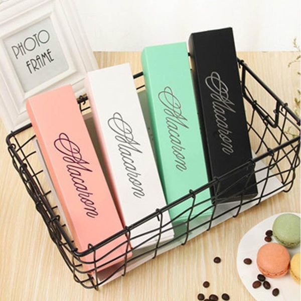 

chriatmas hollow macaron box cupcake container valentine chocolate packing baking package macaron packing paper cake boxes