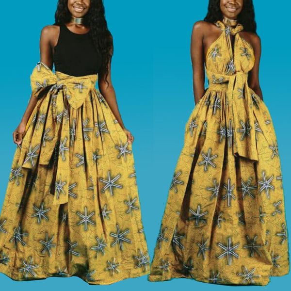 

kureas african dresses for women summer dresses backless national long sundress print cross dashiki clothing beach robe, Red