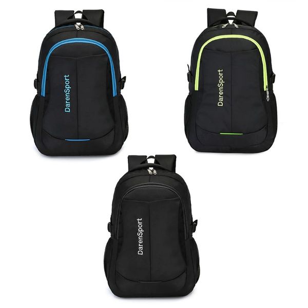 

letter print men women nylon lapbackpack schoolbag waterproof casual daypack