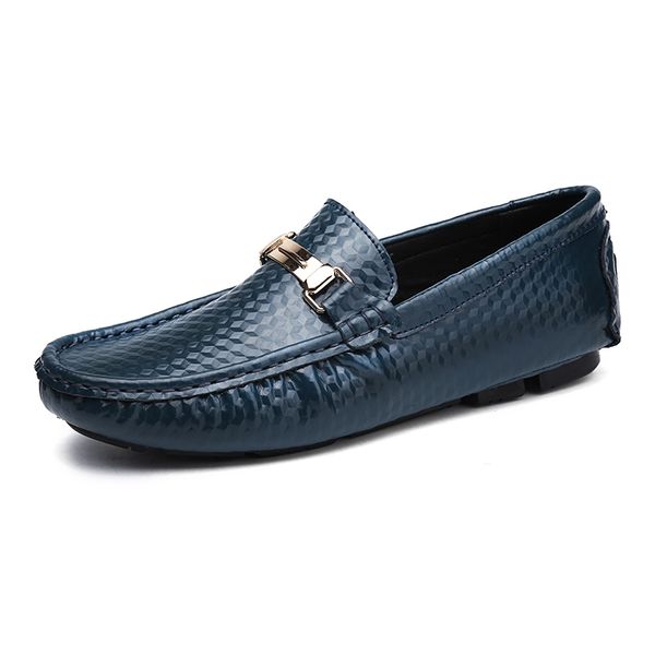 

brand new slip-on casual shoes men 2019 fashion loafers men's moccasins shoes handmade driving flats for men, Black