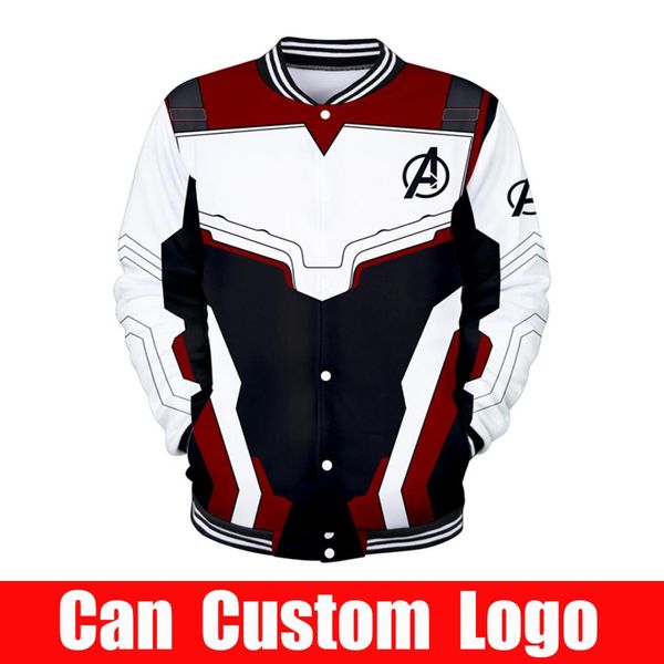 

endgame quantum realm man coats advanced tech sweatshirt cosplay costumes 2019 new iron man jacket bomber, Black;brown