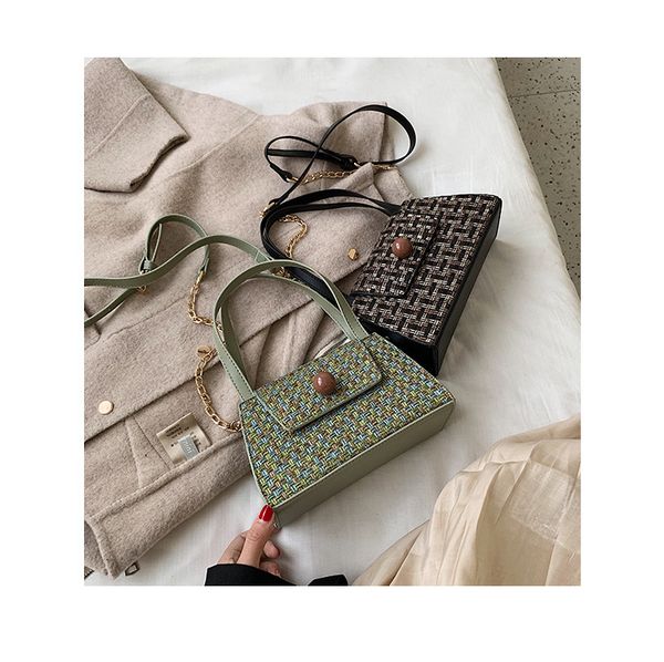 

new womens shoulder bags fashion designer female cross body bags lady knitting small bag soft flap womens luxury handbags 4 colors option