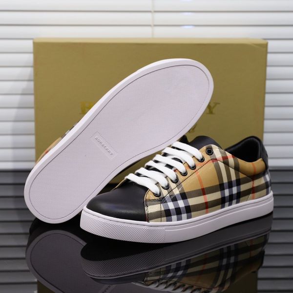 

2020 new luxury fashiondesigner men's driving casual shoes sports loafers triple retro brand men's shoes plaid pattern size 38-45