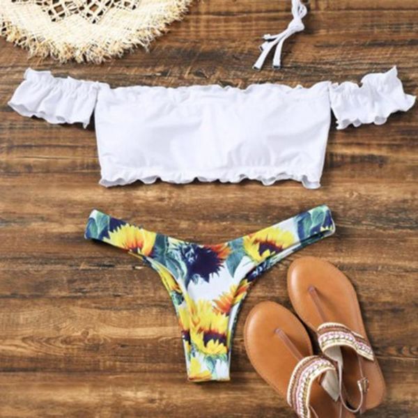 

bikini swimsuit swimwear women biquini swim bathing suit off shoulder swimwear bikinis women bra & brief sets, Red;black