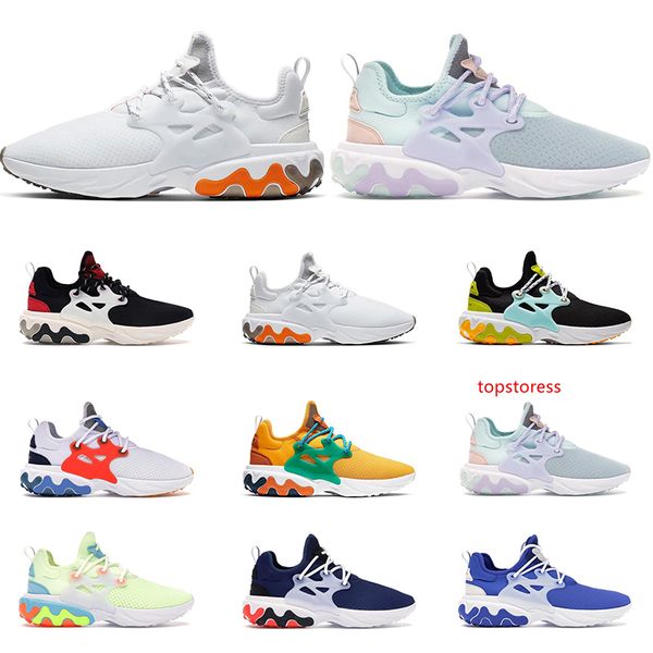 

2019 new men shoes react presto dharma teal tint hyper royal beach day triple black navy bule breezy thursday sports sneaker size 36-45