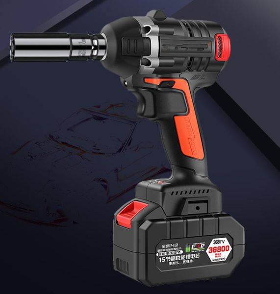 

5800rnp 16800mah brushless cordless electric impact wrench rechargeable lithium battery car wheel hand drill power tools us plug