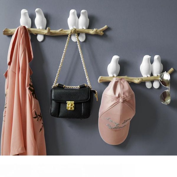 

настенные украшения крючки аксессуары для дома гостиная вешалка смолы птица вешалка ключ кухня одежда крючки для полотенец шляпа сумочка дер