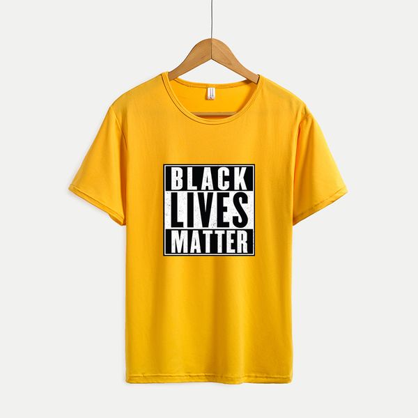 

men fashion mens letter print t-shirts womens print summer t-shirts 2020 new casual youth solid color outdoorwears black lives matter, White;black