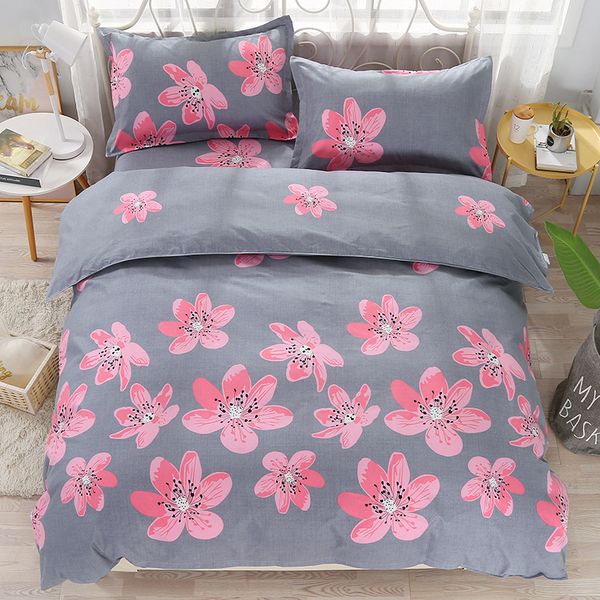 

bedding manufacturer sells thick brushed warm denim bed sheet quilt cover mount kit textile wholesale duvet cover