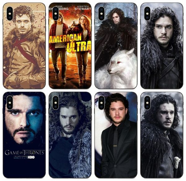 

[tongtrade] richard madden game of thrones jon snow case for iphone 11 pro x xs max 8 7 6 5 galaxy m40 huawei mate 9 htc desire 628 tpu case