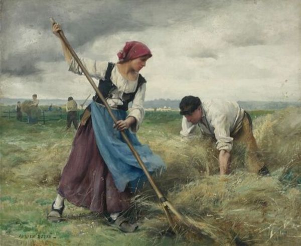 

julien dupre harvesters the harvesting of the hay wall art decor handcrafts /hd print oil painting on canvas wall art canvas pictures 190903