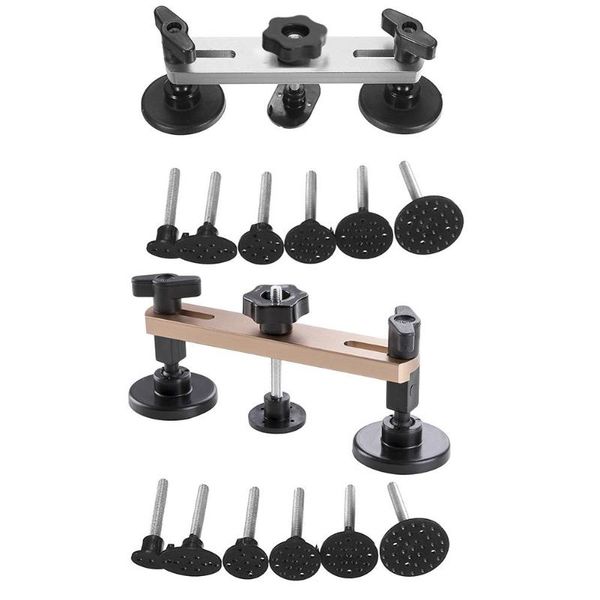 

paintless dent repair puller body damage fix tool pulling bridge puller dent removal glue tabs hand repair tools kit set