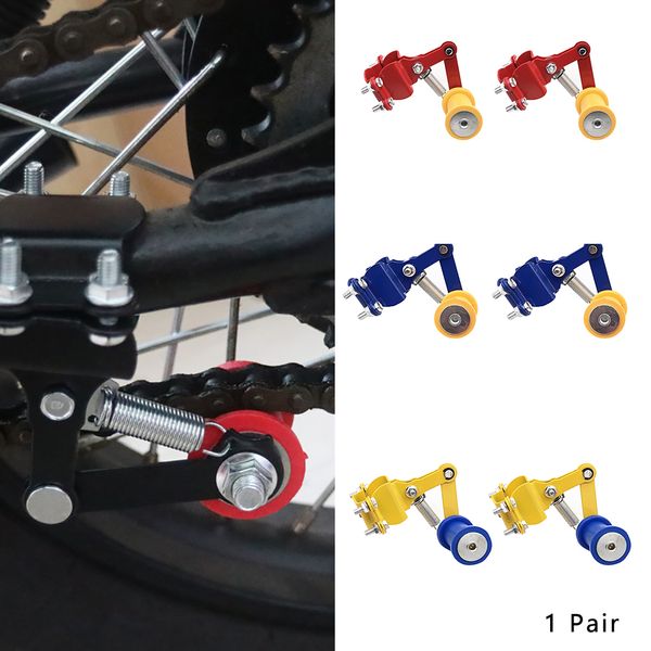

2pcs modified outdoor parts chain adjuster firm motorcycle automatic tensioner bolt roller small universal tool easy install
