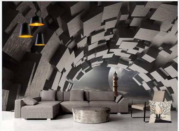 

3d wallpapers modern wallpaper for living room three-dimensional 3d space wallpapers extension wall painting wallpaper