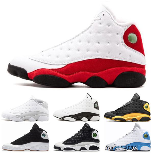 

wholesale 13 13s mens basketball shoes italy blue melo class of 2003 pure money black cat bred flint sports sneakers size 7-13