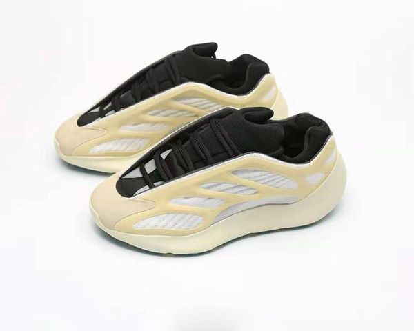 

with box)700 v3 azael sneaker men white skeleton sports running shoes