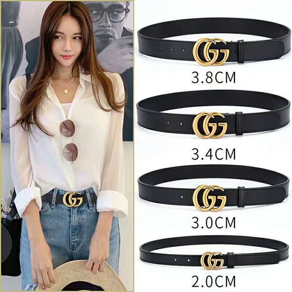 

2019 brand designer bronzed pearl buckle belts for men women fashion casual genuine leather male female belt, Black;brown