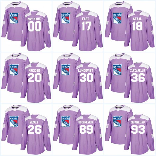 purple new york rangers jersey