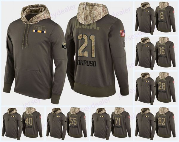 

53 jeff skinner buffalo sabres military camo hood usa flag hoodie jersey 10 patrik berglund 21 kyle okposo elie hockey hoodies sweatshirts, Black;red