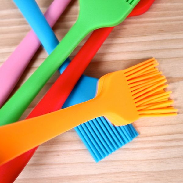 

diy silicone pastry brushes bbq cake oil brush barbecue grill brush-heat resistant basting tool other bakeware
