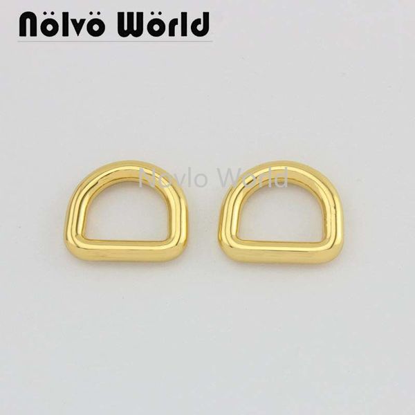 

wholesale 500pcs, 4 colors accept mix color, 15*12mm 1/2 inch, metal d ring d hooks handbag purse ring diy hardware accessory, Black