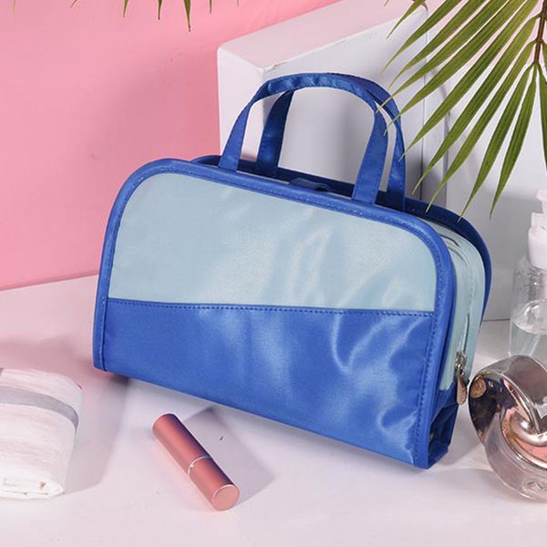 

inner visible makeup bag cosmetic case dustproof large capacity small handbag carrying casual simple travel storage bathroom