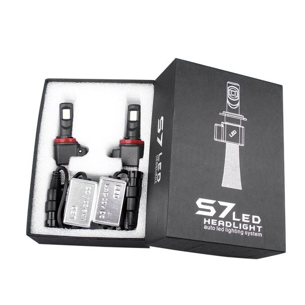 

s7 h11-6000k-a 30w 3200lm led фар автомобиля kit автоматическая система освещения автомобиля сид лампы