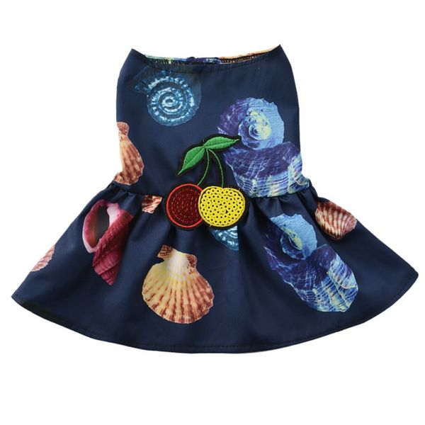 

summer beach shell dog clothes pet clothes princess dress pet spring summer models conch beach skirt comfortable breathable cool