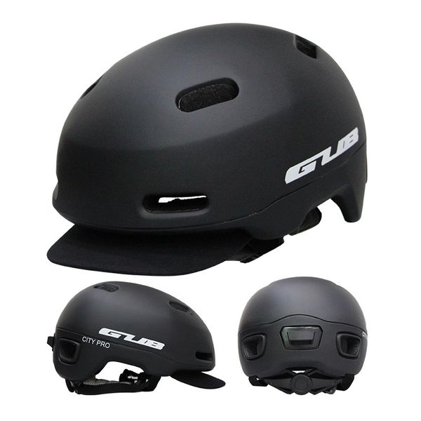 

gub city pro ultralight cycling helmet integrally-molded bike fixed safe cap men women bicycle helmet 54-58cm skating mountain