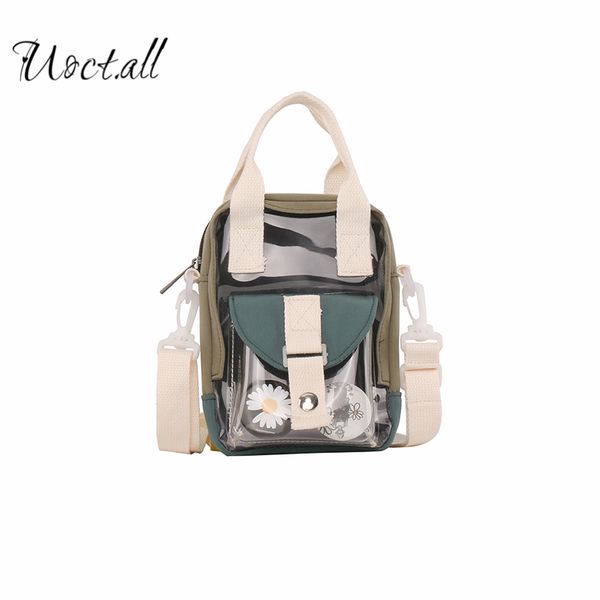 

2020 new summer transparent beach bag female student portable jelly bag put mobile phone mini korean wild ins messenger