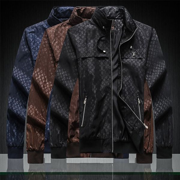 

2020 классический big brand new designer шаблон печати men jacket big brand designer куртки hip hop bermuda бесплатная доставка, Black;brown