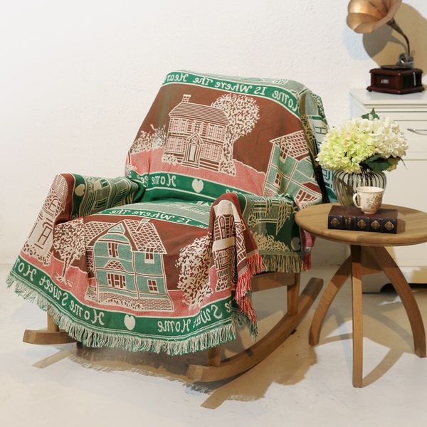 

новая внешнеторговая весна-лето двусторонний диван полотенце одеяло чжуан вэй загар гобелены и завтрак inn декоративное одеяло