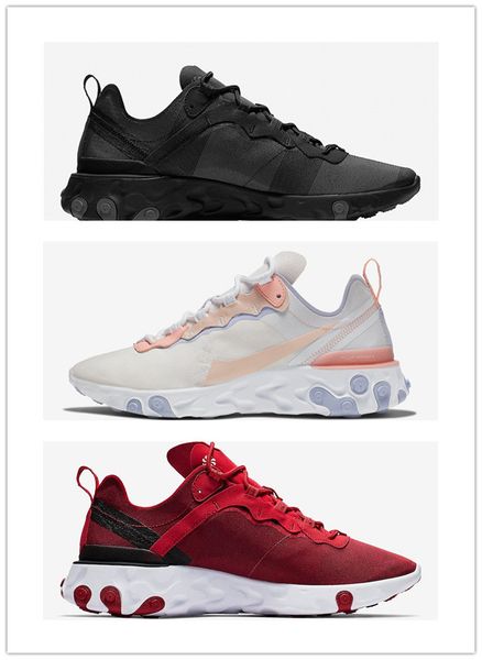 

react element 55 87 sneakers shoes for men women triple black royal tint metallic gold mens trainer sneakers sneakers runners