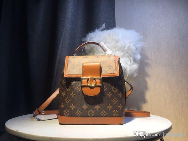 

lovuitto luis vuiton monogram lockme backpack leather brown m43599 size:22 x 28 x 13cm
