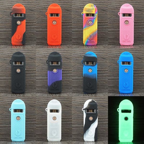 

Lyra Pod Case Silicon Cases Lost Vape Lyra Sleeve Carrying Pouch Cover with mouthpiece dust cap leather Bag Ecig DHL Free