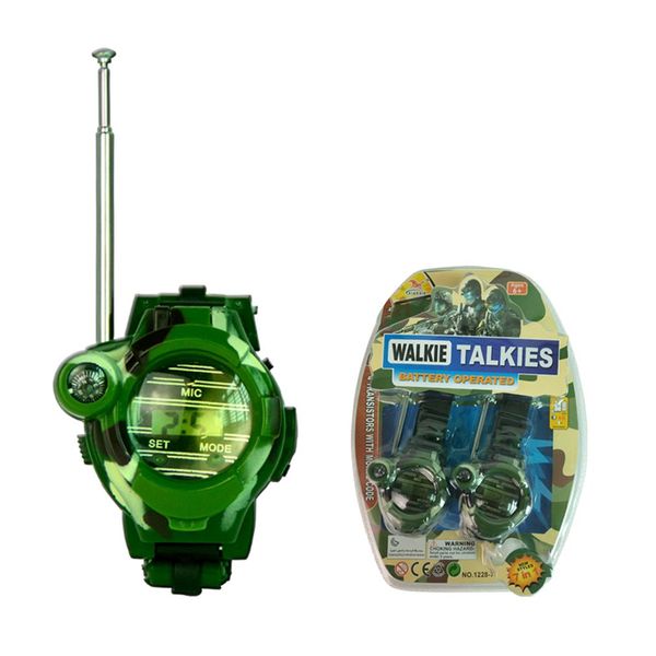 

camouflage military watch wireless walkie-talkie toy seven in one outdoor children walkie-talkie toy